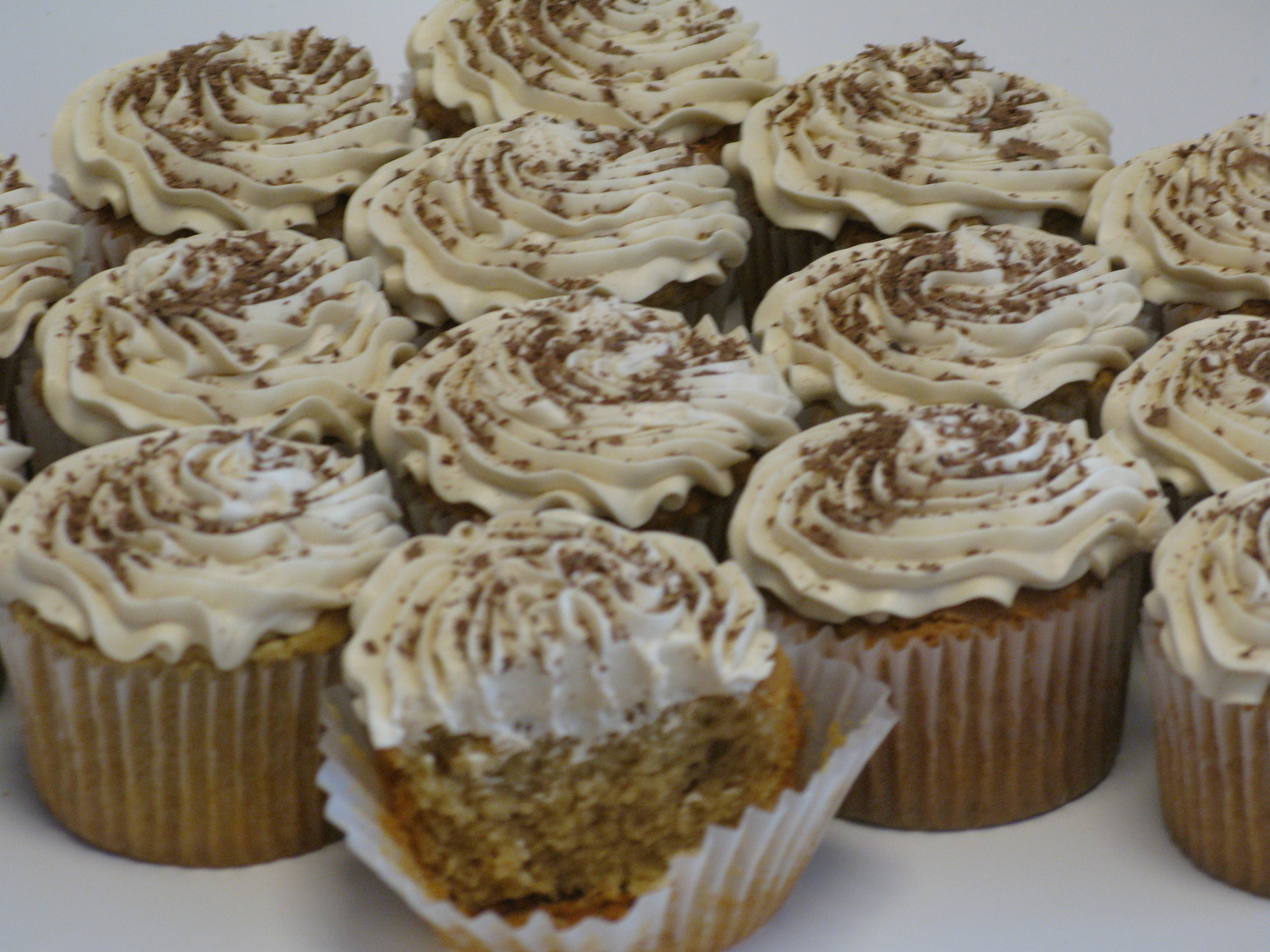 the combining  cupcake deliciously of cake This rich, flavors is coffee  and tiramisu using cake mix